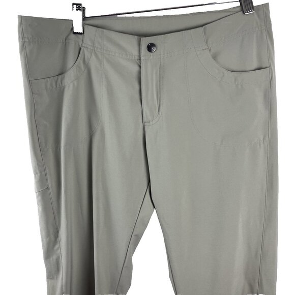 Pantagonia Beige Quick-Dry Lightweight Capris Women's Size 12 - Picture 1 of 11